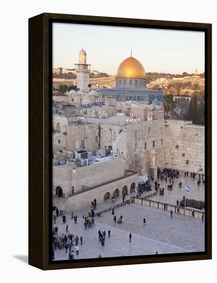 Jewish Quarter of Western Wall Plaza, UNESCO World Heritage Site, Jerusalem, Israel-Gavin Hellier-Framed Premier Image Canvas