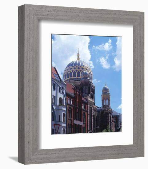 Jewish Synagogue, Berlin, Germany-null-Framed Art Print