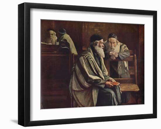 'Jewish Synagogue, Spitalfields', 1935-William Rothenstein-Framed Giclee Print