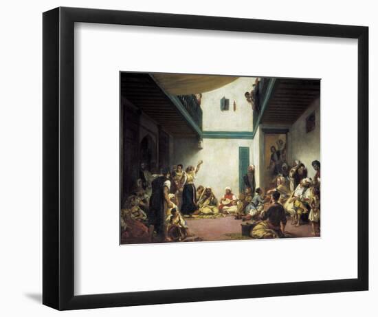 Jewish Wedding in Morocco-Eugene Delacroix-Framed Premium Giclee Print