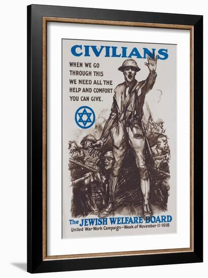 Jewish Welfare Board Poster-null-Framed Giclee Print