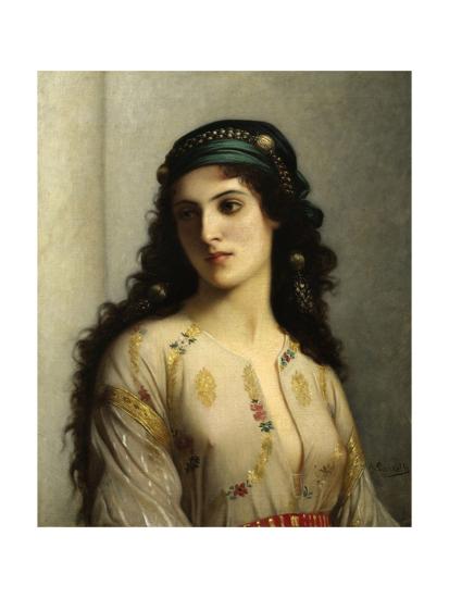 Jewish Woman From Tangiers 1874 By Charles Landelle Oil On