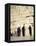 Jews Praying at the Western Wall, Jerusalem, Israel, Middle East-Adrian Neville-Framed Premier Image Canvas