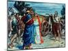 Jezabel and Ahab Meeting Elijah in Naboth's Vineyard-Frank Bernard Dicksee-Mounted Giclee Print