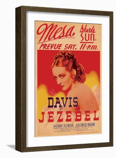 Jezebel, 1938-null-Framed Art Print