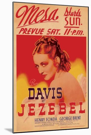 Jezebel, 1938-null-Mounted Art Print