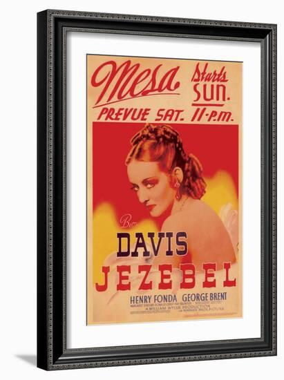 Jezebel, 1938-null-Framed Art Print