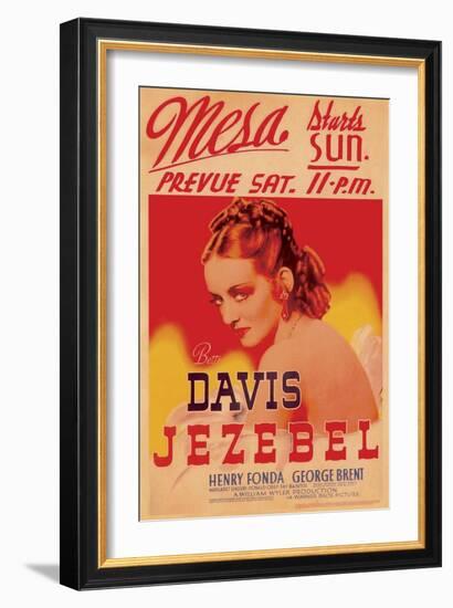 Jezebel, 1938-null-Framed Art Print