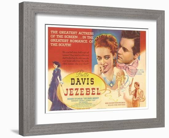 Jezebel, 1938-null-Framed Art Print