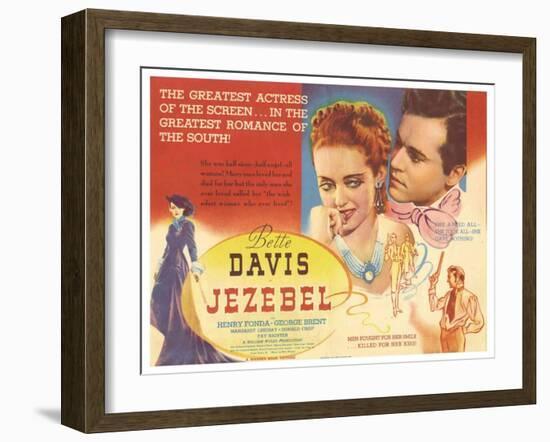 Jezebel, 1938-null-Framed Art Print