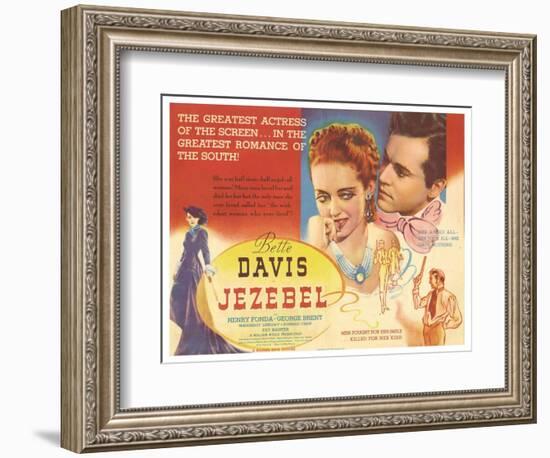 Jezebel, 1938-null-Framed Premium Giclee Print