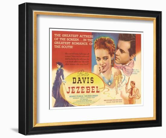 Jezebel, 1938-null-Framed Premium Giclee Print