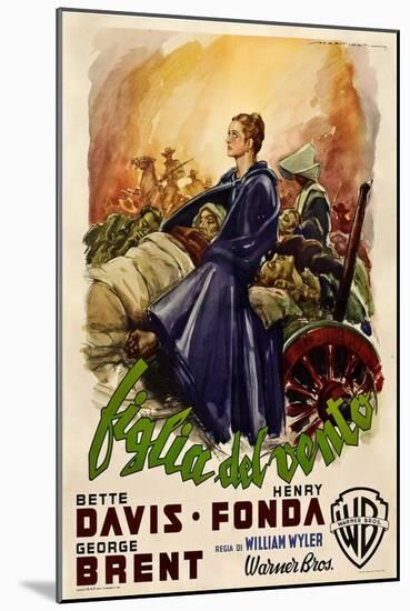 Jezebel, Italian Movie Poster, 1938-null-Mounted Art Print