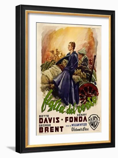 Jezebel, Italian Movie Poster, 1938-null-Framed Art Print