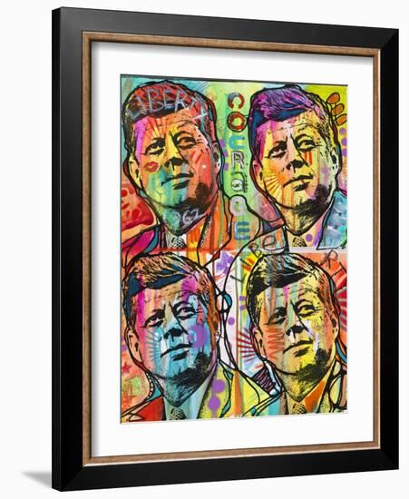 JFk 4 up-Dean Russo -Exclusive-Framed Giclee Print