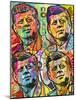 JFk 4 up-Dean Russo -Exclusive-Mounted Giclee Print