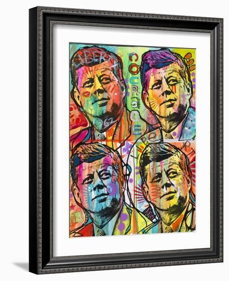 JFk 4 up-Dean Russo -Exclusive-Framed Giclee Print