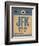 JFK New York Luggage Tag 2-NaxArt-Framed Art Print