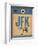 JFK New York Luggage Tag 2-NaxArt-Framed Art Print