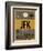 JFK New York Luggage Tag 3-NaxArt-Framed Art Print