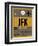 JFK New York Luggage Tag 3-NaxArt-Framed Art Print