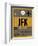 JFK New York Luggage Tag 3-NaxArt-Framed Art Print