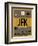 JFK New York Luggage Tag 3-NaxArt-Framed Art Print