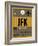 JFK New York Luggage Tag 3-NaxArt-Framed Art Print