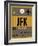 JFK New York Luggage Tag 3-NaxArt-Framed Art Print