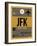 JFK New York Luggage Tag 3-NaxArt-Framed Premium Giclee Print