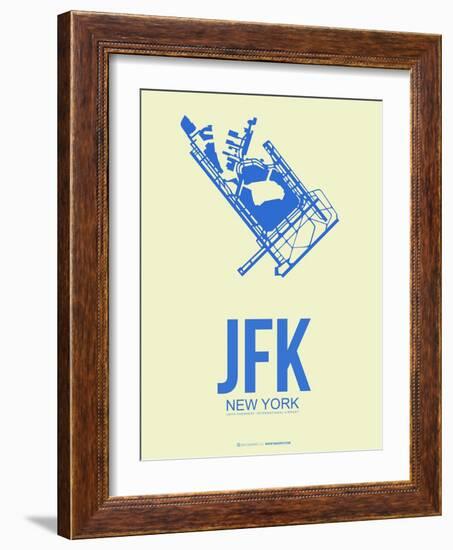 Jfk New York Poster 3-NaxArt-Framed Art Print