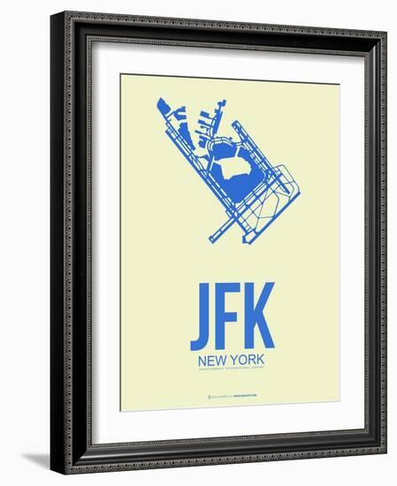 Jfk New York Poster 3-NaxArt-Framed Art Print