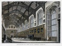 Interior of Christ Church Hall, Oxford University, C1830S-JH Le Keux-Giclee Print