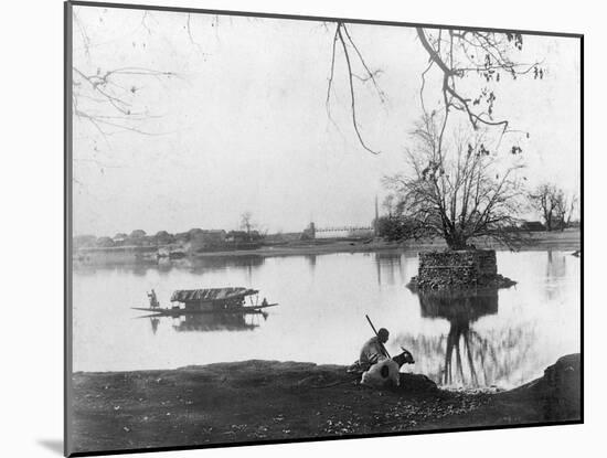 Jhelum River, Shadipur, Kashmir, India, Early 20th Century-F Bremner-Mounted Giclee Print