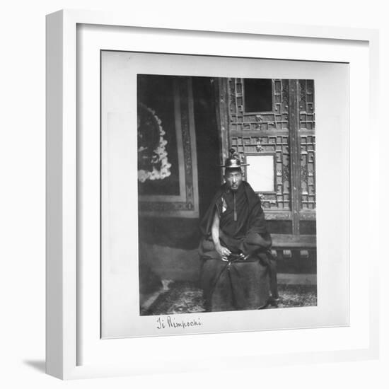 Ji Rimpochi, Tibet, 1903-04-John Claude White-Framed Giclee Print