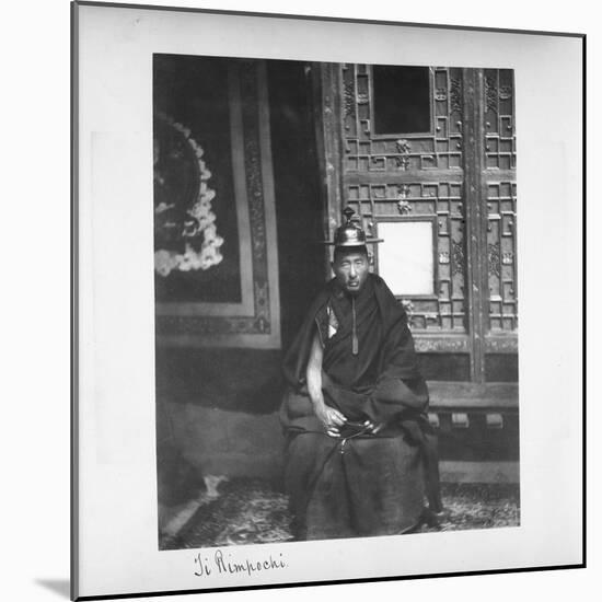 Ji Rimpochi, Tibet, 1903-04-John Claude White-Mounted Giclee Print