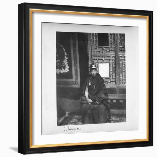 Ji Rimpochi, Tibet, 1903-04-John Claude White-Framed Giclee Print