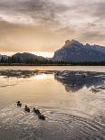 Sunrise at the Vermilion Lakes, Banff National Park, UNESCO World Heritage Site, Canadian Rockies, -JIA HE-Photographic Print