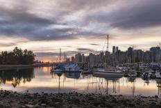 Skyline at sunset, Calgary, Alberta, Canada, North America-JIA HE-Photographic Print