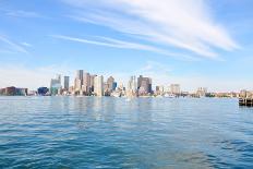 Boston Harbor Skyline, USA-jiawangkun-Laminated Photographic Print