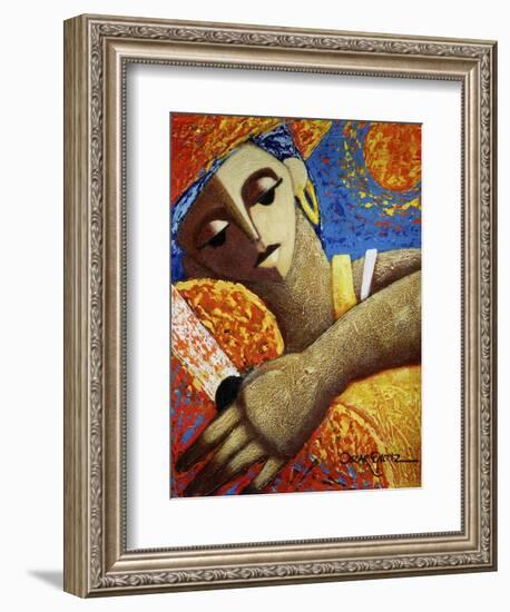 Jibara and Sol-Oscar Ortiz-Framed Giclee Print