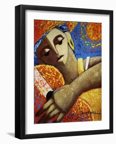 Jibara and Sol-Oscar Ortiz-Framed Giclee Print