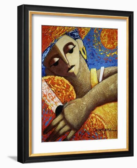 Jibara and Sol-Oscar Ortiz-Framed Giclee Print