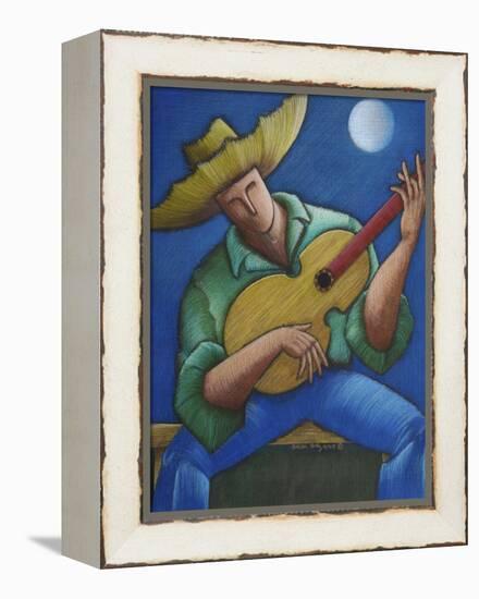 Jibaro Bajo La Luna-Oscar Ortiz-Framed Premier Image Canvas