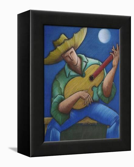 Jibaro Bajo La Luna-Oscar Ortiz-Framed Premier Image Canvas