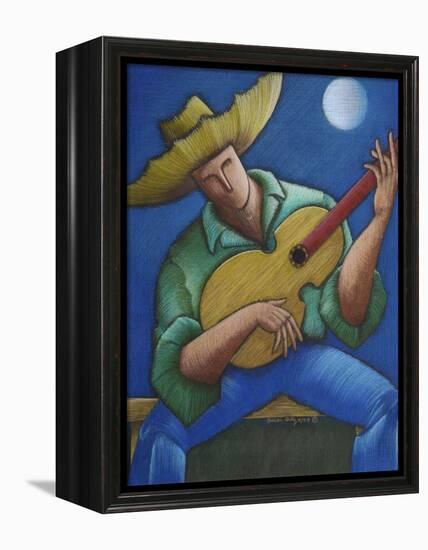 Jibaro Bajo La Luna-Oscar Ortiz-Framed Premier Image Canvas