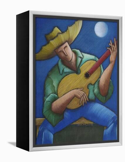 Jibaro Bajo La Luna-Oscar Ortiz-Framed Premier Image Canvas