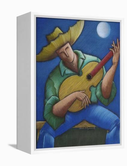 Jibaro Bajo La Luna-Oscar Ortiz-Framed Premier Image Canvas