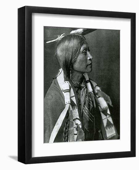 Jicarilla Apache-Edward S^ Curtis-Framed Art Print