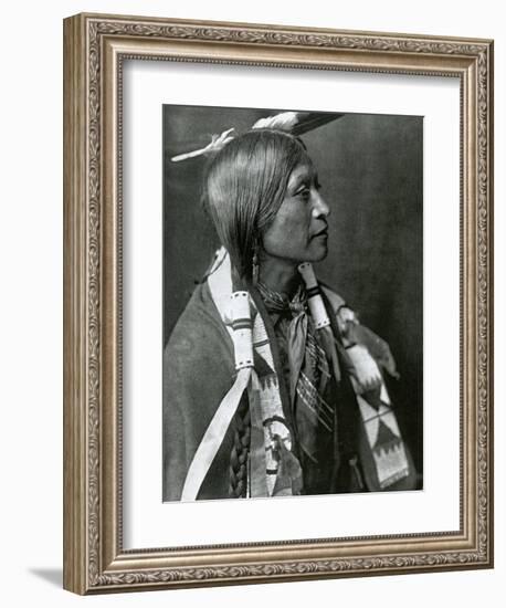 Jicarilla Apache-Edward S^ Curtis-Framed Art Print